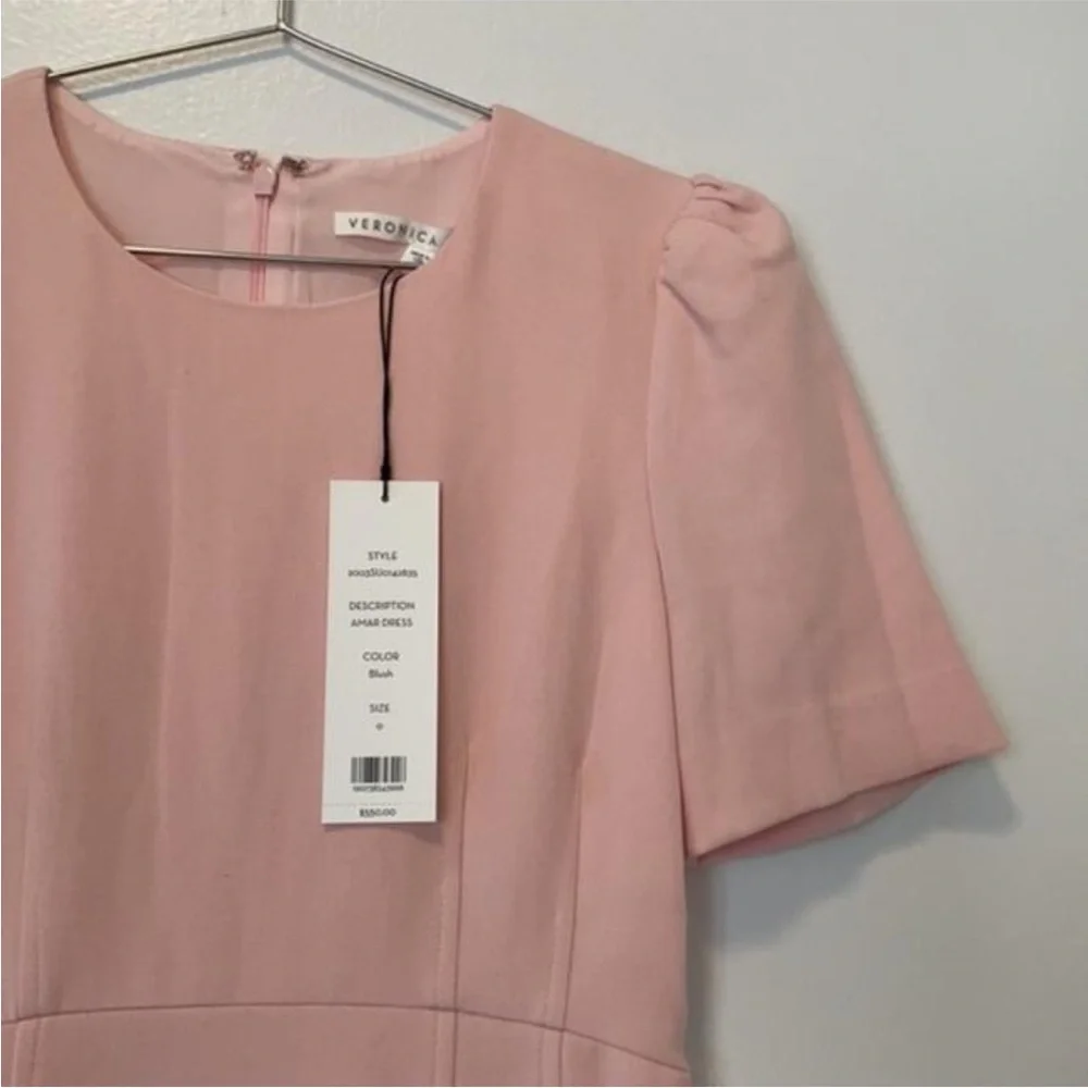 Veronica Beard amar dress in pink blush 0
